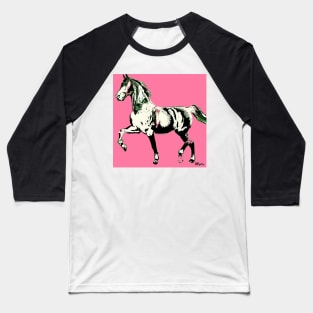 Horse :  The Pink Lady Walked By Baseball T-Shirt